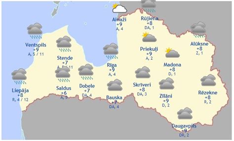 METEOFOR: Laika ziņas Balvos šodienai, laika prognoze .